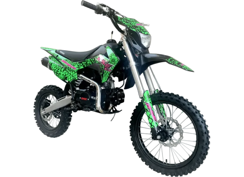 Питбайк Мотоцикл BSE EX 125 MAX13 Green Pink Neon 17/14