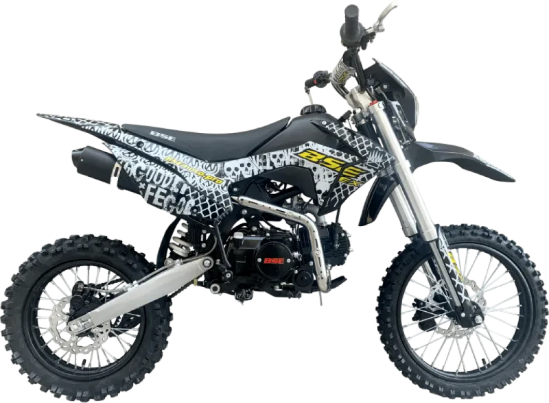 Питбайк Мотоцикл BSE EX 125 MAX13 White Yellow 17/14