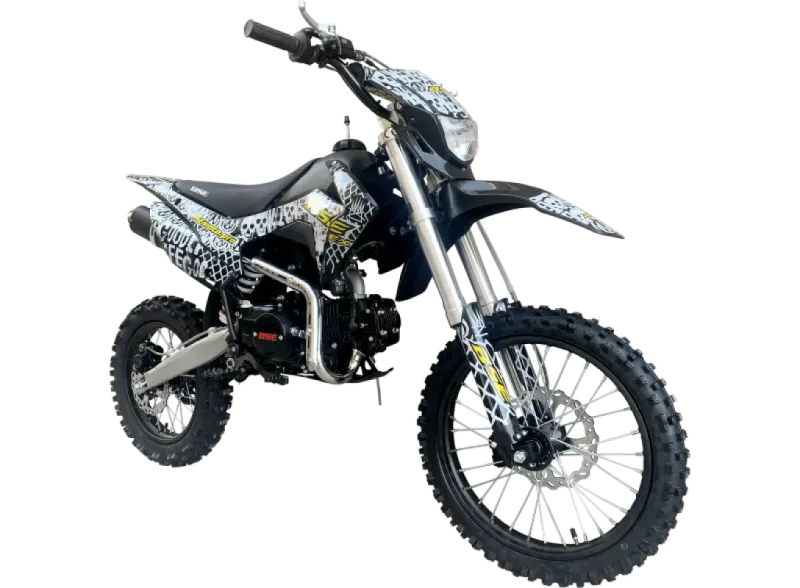 Питбайк Мотоцикл BSE EX 125 MAX13 White Yellow 17/14
