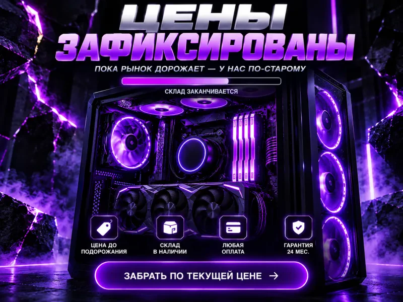 Зафиксированные цены на игровые ПК — купить в Минске до подорожания