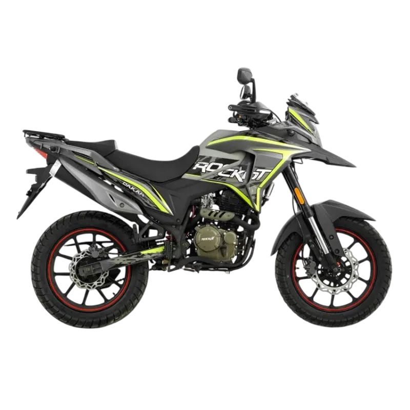 Мотоцикл турэндуро ROCKOT DAKAR 2.0 (серый,желтый)